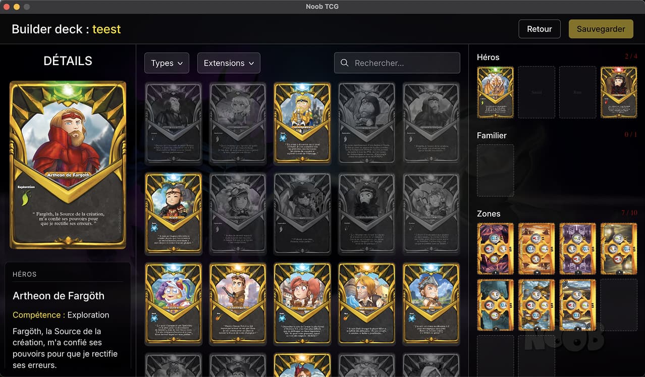 builder deck noob tcg