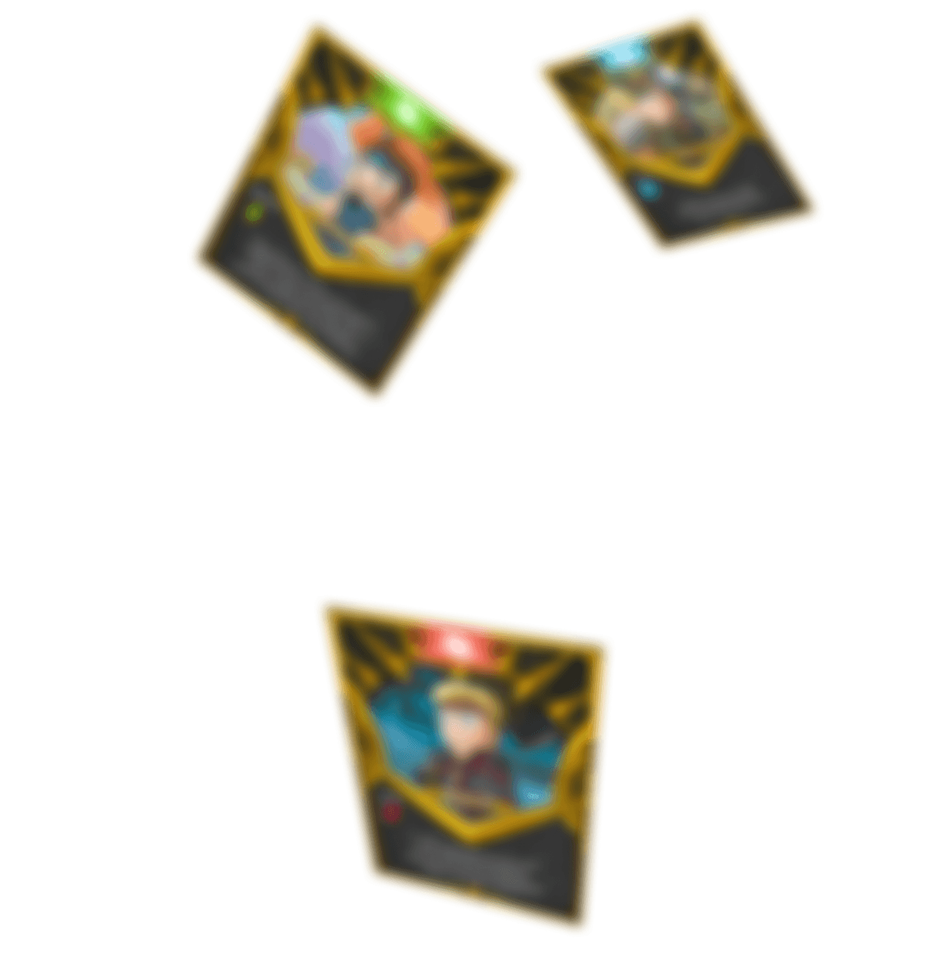 cartes à jouer noob x3 en background