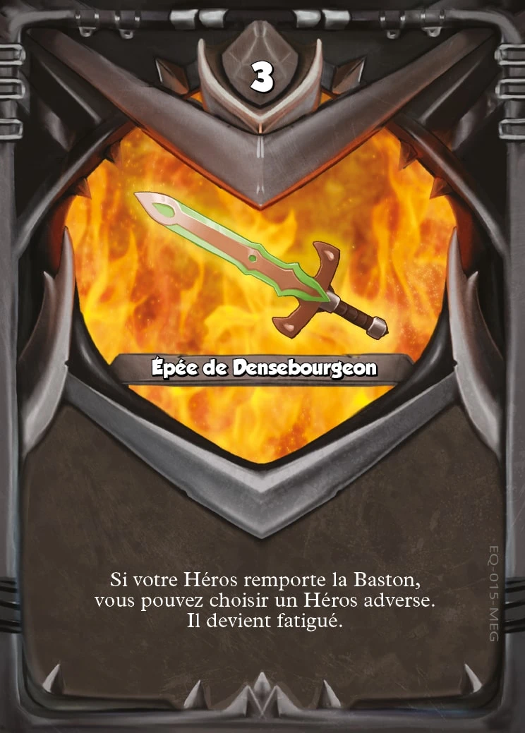 Carte Épée de Densebourgeon