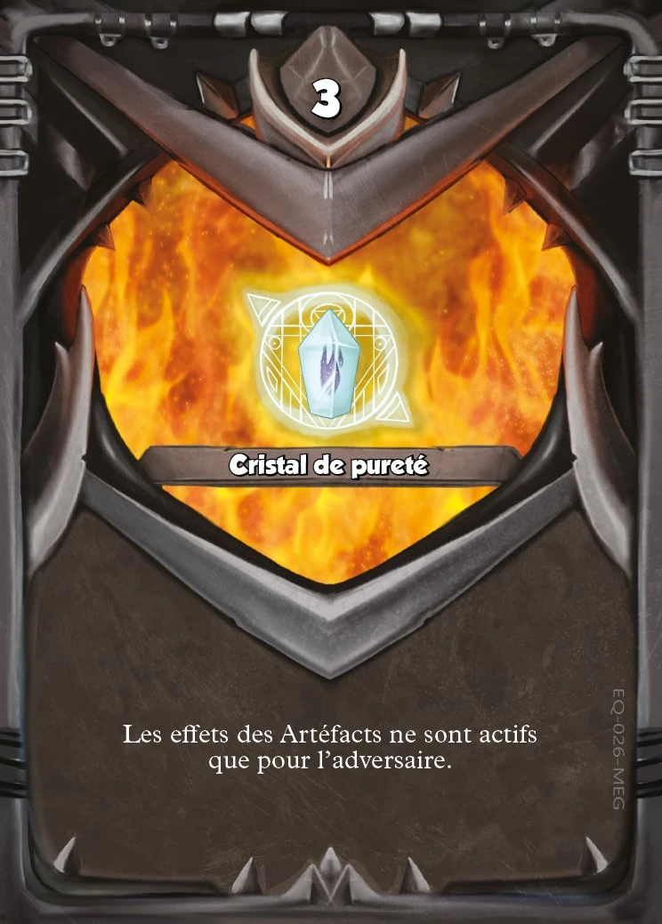 Carte Cristal de pureté