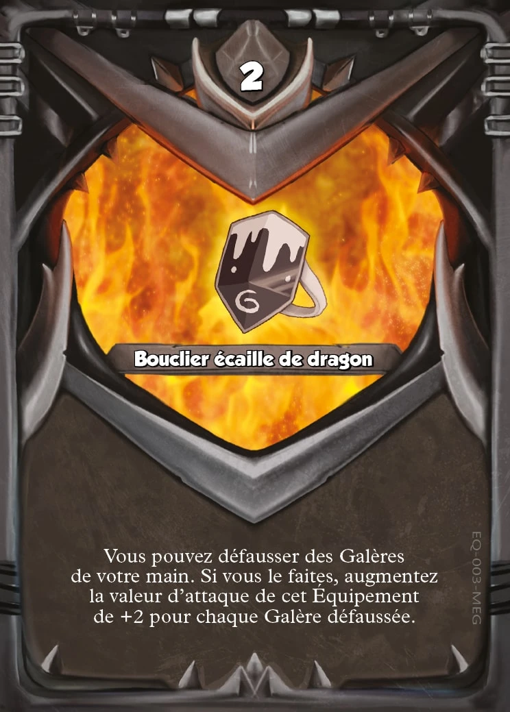 Carte Bouclier écaille de dragon