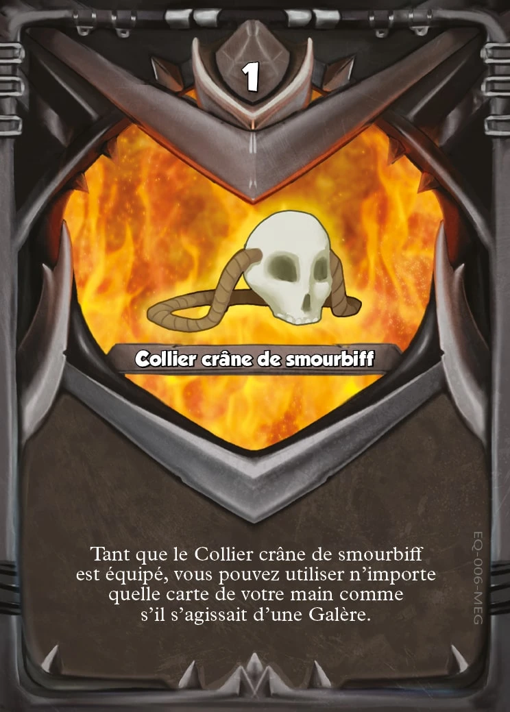 Carte Collier crâne de smourbiff
