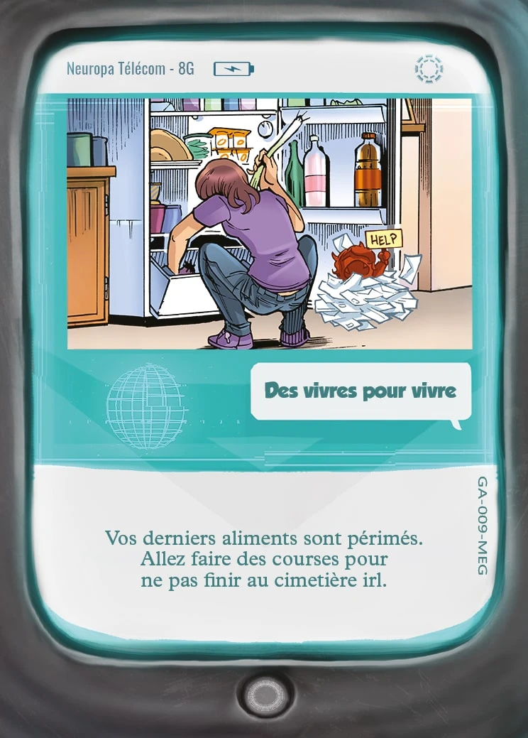 Carte Des vivres pour vivre