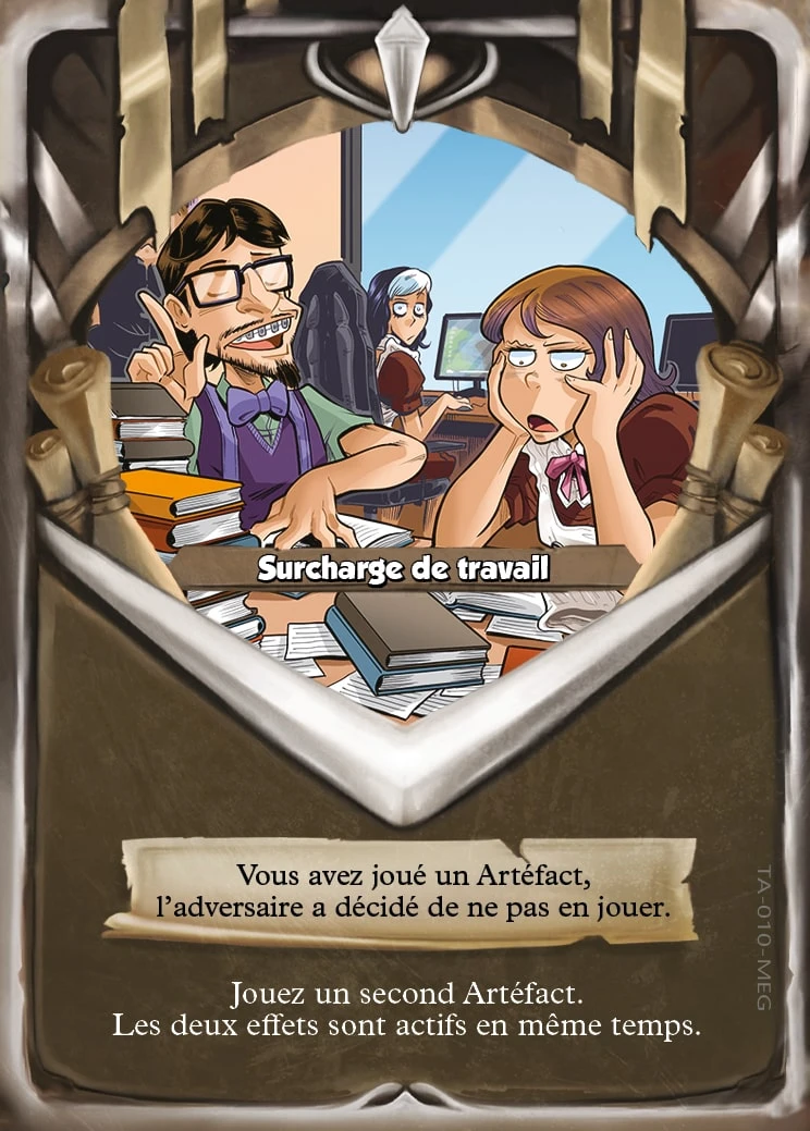 Carte Surcharge de travail