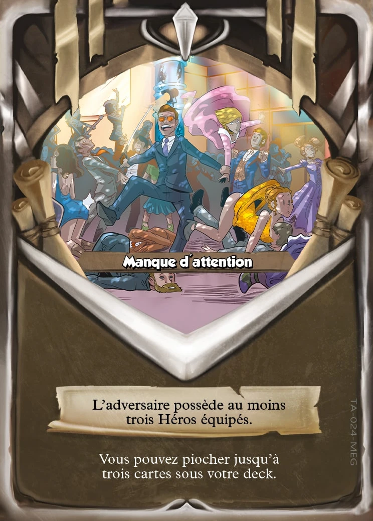 Carte Manque d’attention