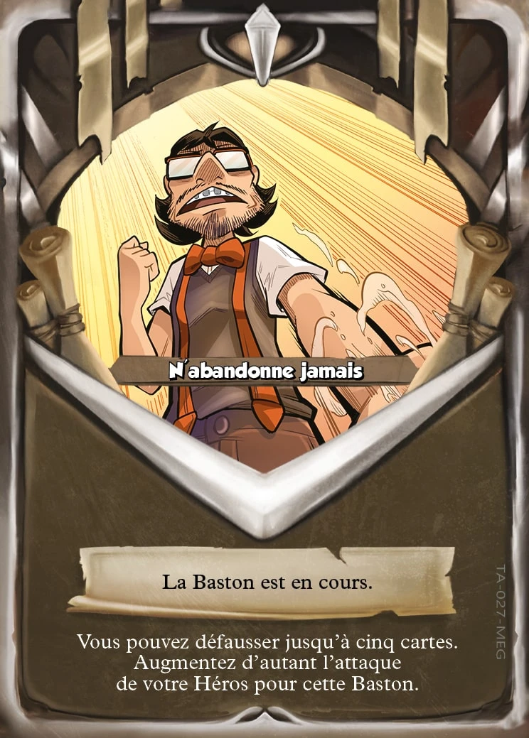 Carte N’abandonne jamais