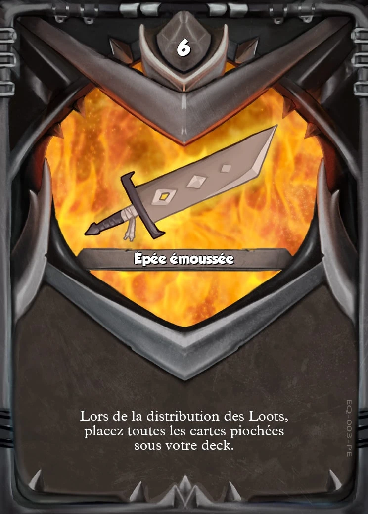 Carte Épée émoussée