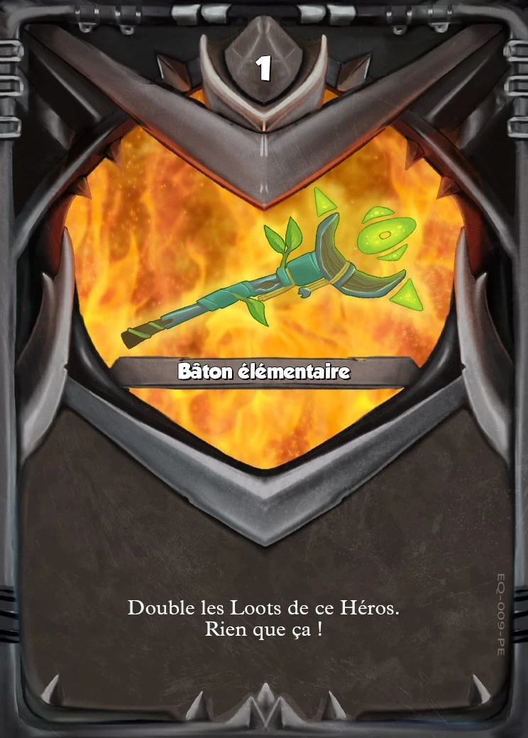 Carte Bâton élémentaire