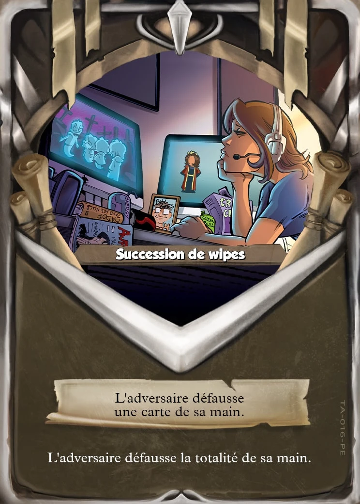 Carte Succession de wipes