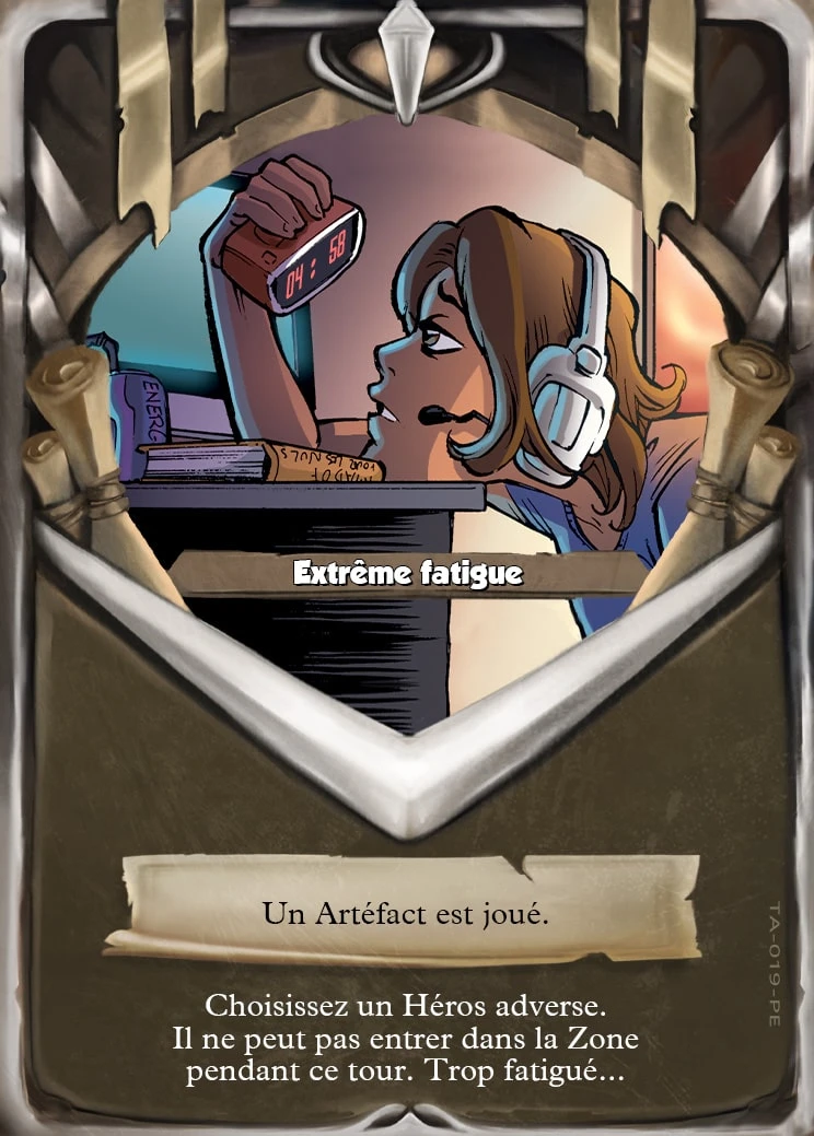 Carte Extrême fatigue