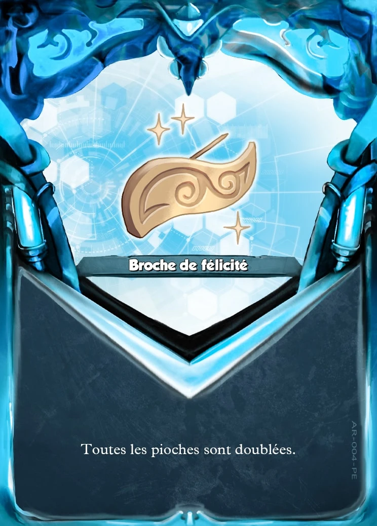 Carte Broche de félicité