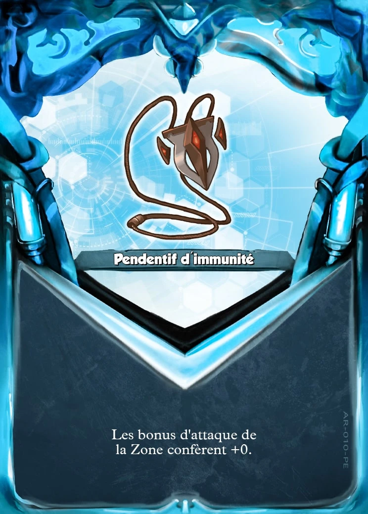 Carte Pendentif d'immunité