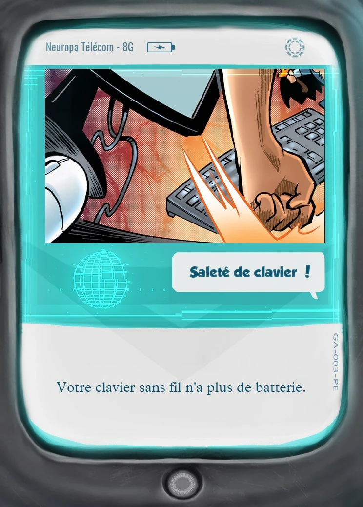 Carte Saleté de clavier !