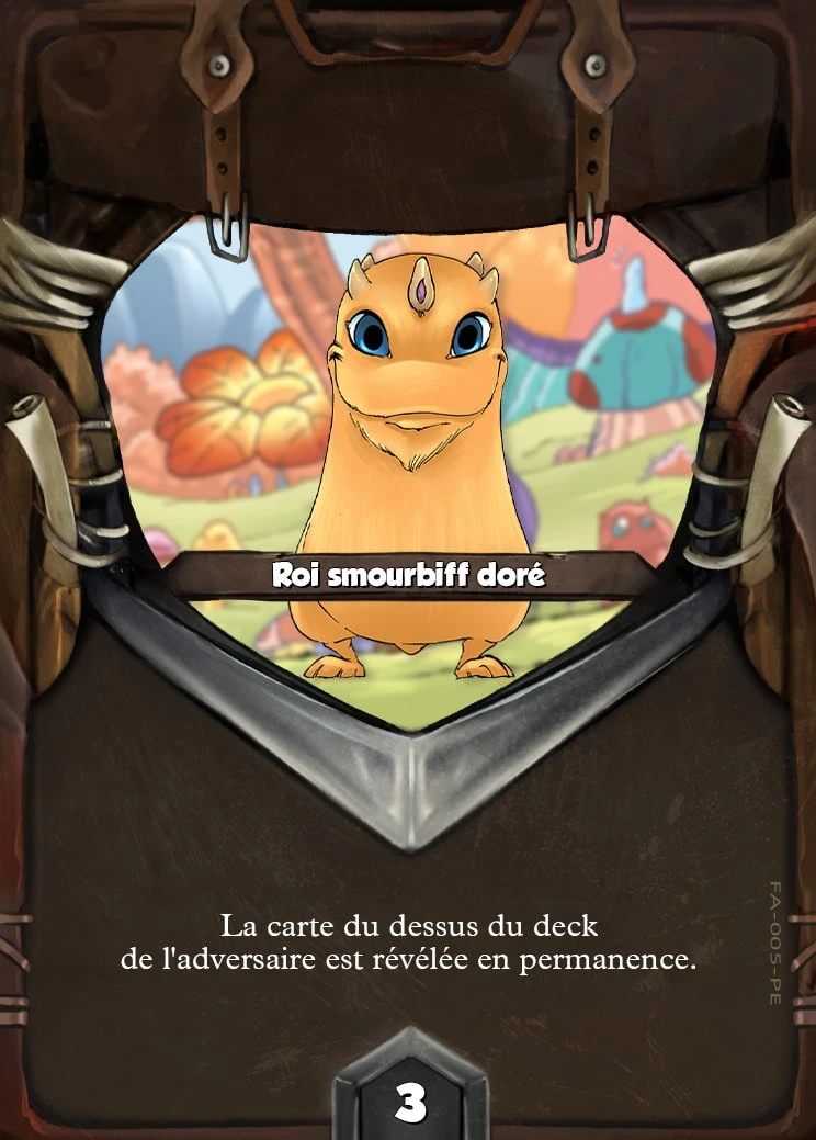 Carte Roi smourbiff doré